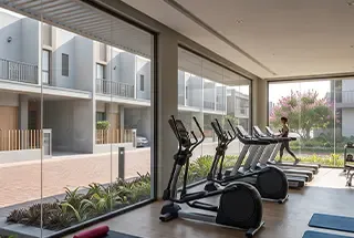 Gymnasium at DTC Embassy Villa
